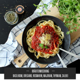 Ankerkraut Italienische Kräuter, Mediterranes Universalgewürz für Pasta, Pizza och Salade, 25 g im Korkenglas