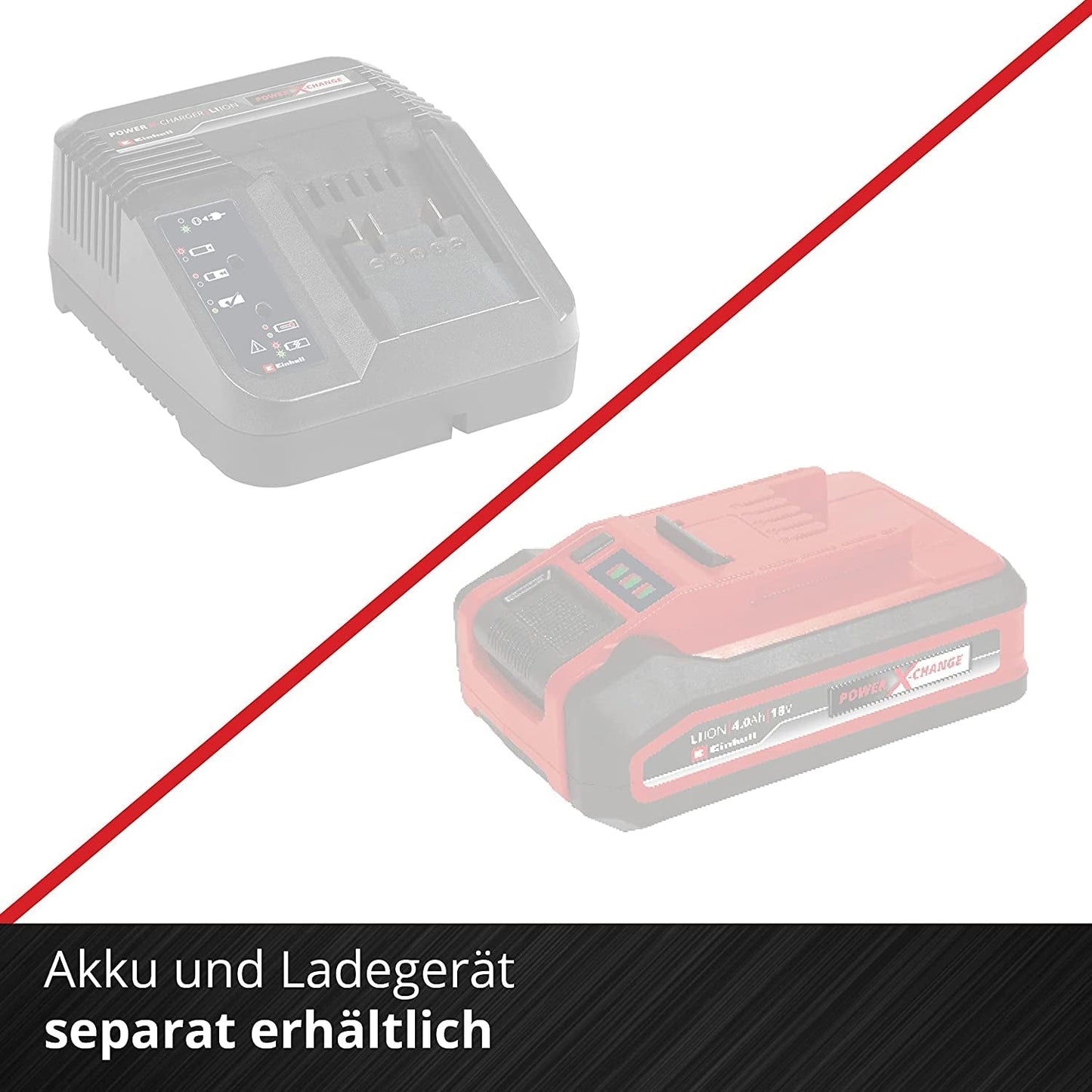 Sladdlös espressomaskin Einhell TE-CF 18 Li-Solo Power X-Change (18 V, 240 ml vattentank, för filterkaffe och kaffekapslar, bärhandtag, inkl. kaffekopp med lock, utan batteri)