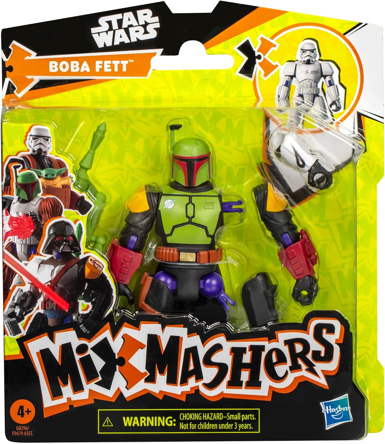 Star Wars Mixmashers Boba Fett Anpassningsbar Mix-and-Match Actionfigur och tillbehör Actionfigurer Naty Shop