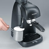 SEVERIN KA 5978 espressomaskin (inkluderar serveringsskål och mätsked, upp till 4 koppar) svart, standard
