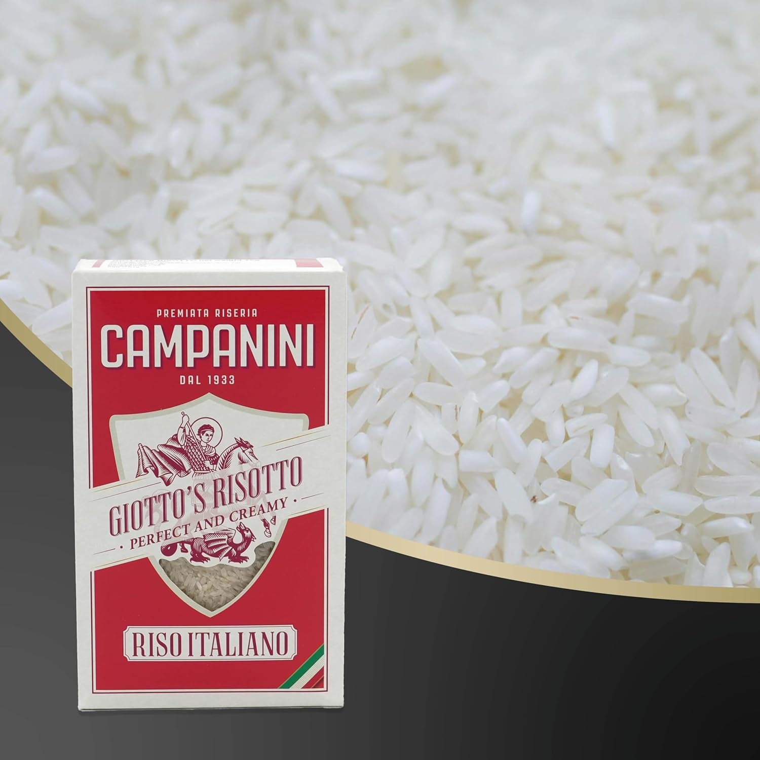 Originalris till risotto | Campanini ris till risotto | 1000g | från Italien | Risotto och soppor