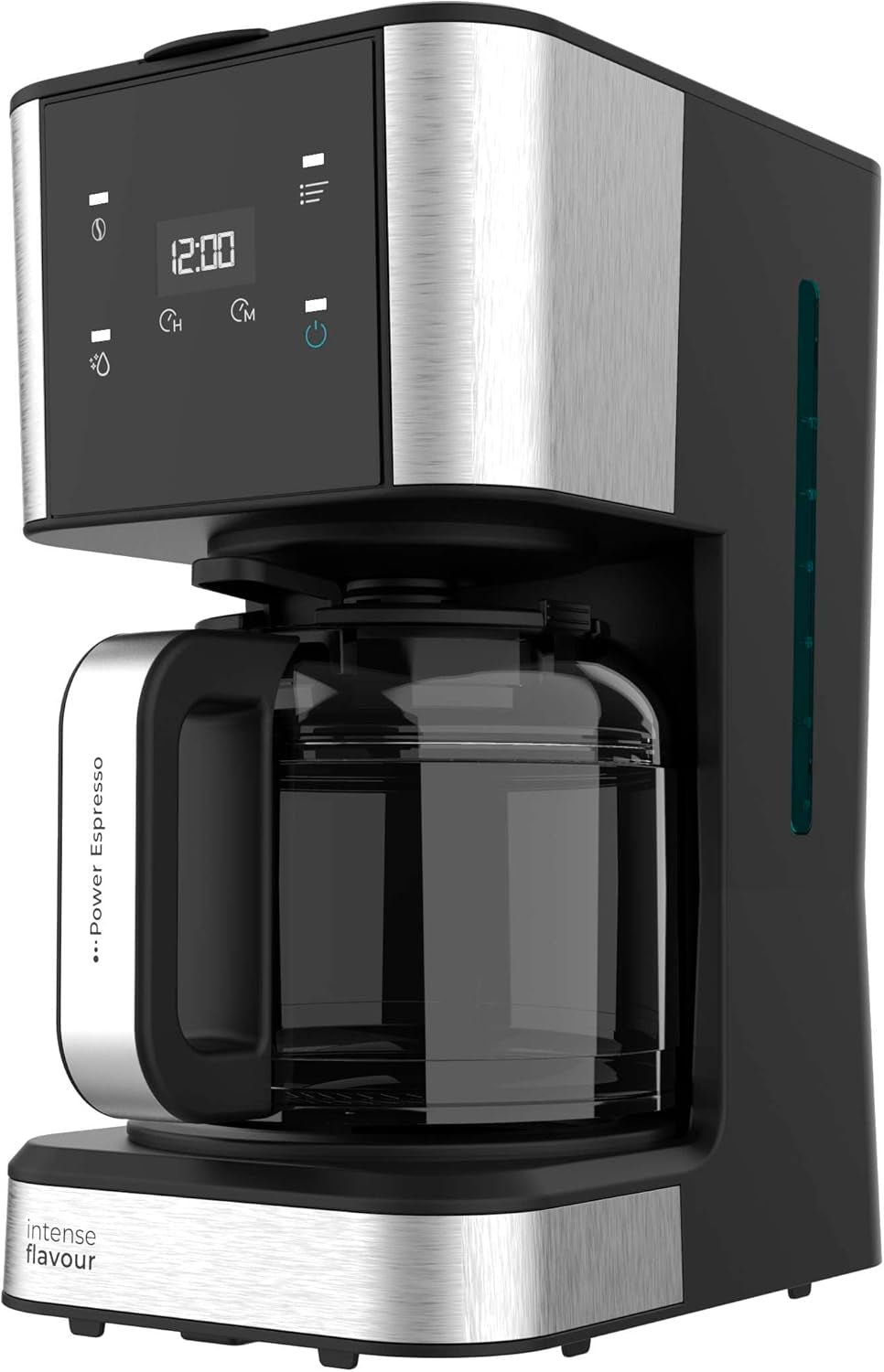 Espresso med filter Cecotec Coffee 66 Drop and Touch, effekt 950 W, 1,5 L, 12 koppar, pekskärm, glaskaraff, 24-timmarstimer, 6 strömbrytare, återanvändbart nätfilter