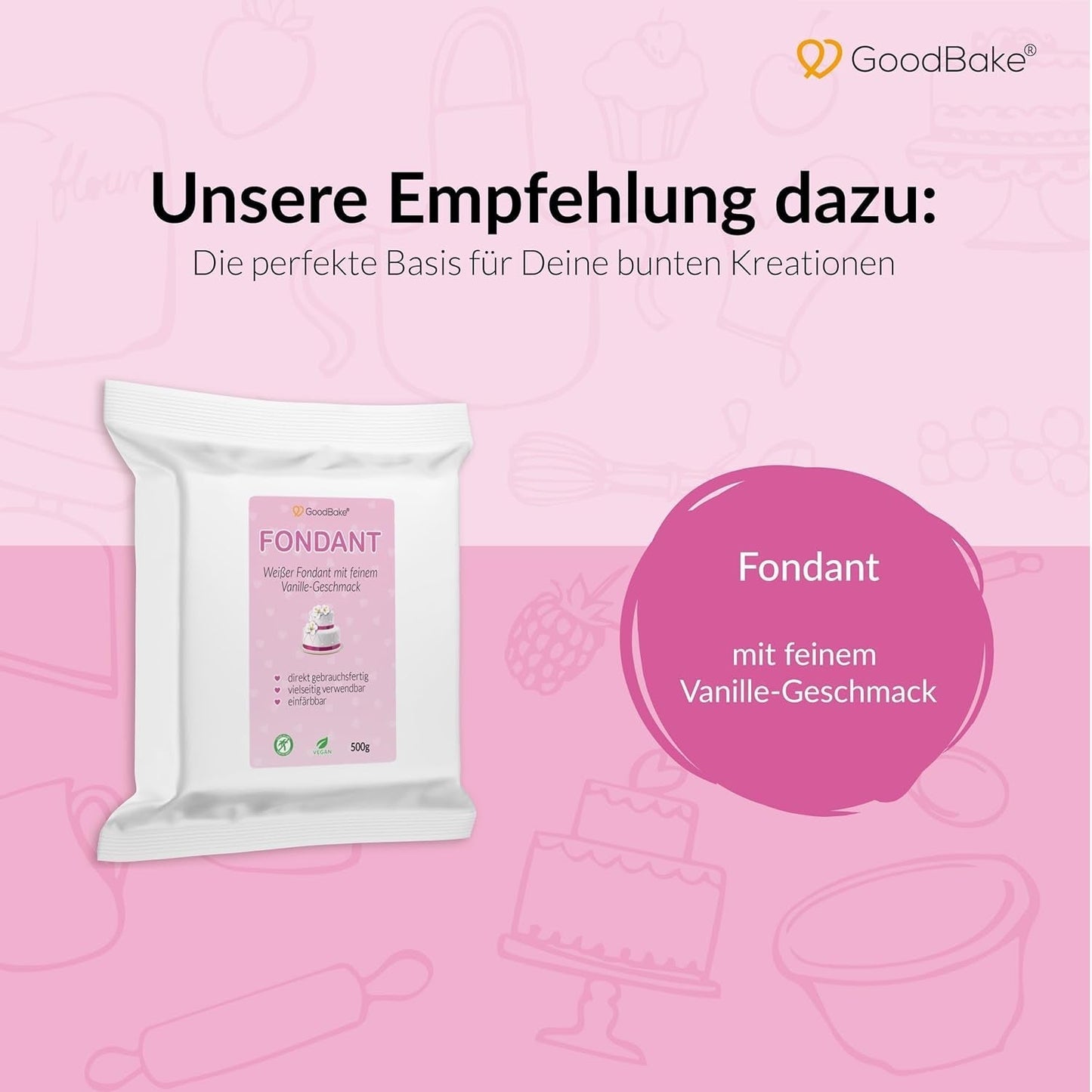Goodbake Pastell Sand Beige Matfärgning (11ml) - Högdosfärgad matfärg - För färgning av kakor, fondant, smörkräm, macarons, drycker, slem och många andra föremål. 100% vegan