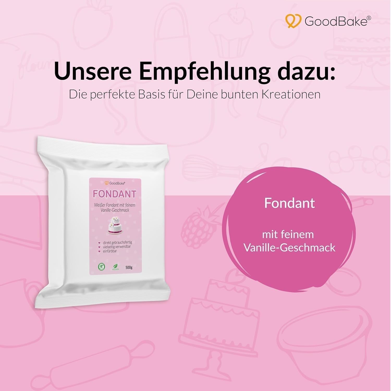 Goodbake Pastell Sand Beige Matfärgning (11ml) - Högdosfärgad matfärg - För färgning av kakor, fondant, smörkräm, macarons, drycker, slem och många andra föremål. 100% vegan