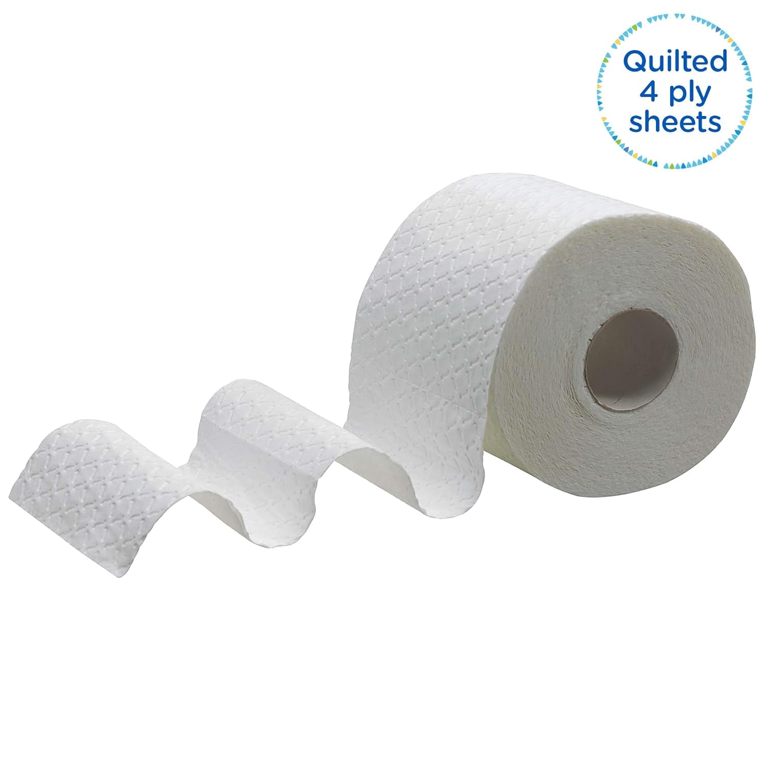 Kleenex Premium toalettpappersrullar 8484, toalettpapper 24 rullar X 160 puffade ark, 4-lagers toalettpapper, 100 % ren fiber, hög kvalitet, rivtålig och mjuk (2-pack)