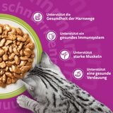 Whiskas Senior 7+ Wet Food Mixed Selection i gelé, 84 dospåsar, 84x85g (1 storpack) - Högkvalitativt våtfoder för katter från 7 år och uppåt