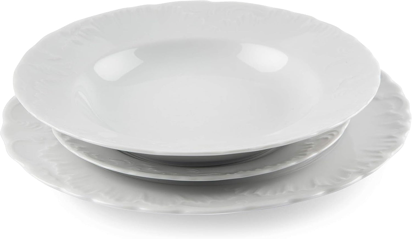 Excelsa bestickset, 18 delar, vit