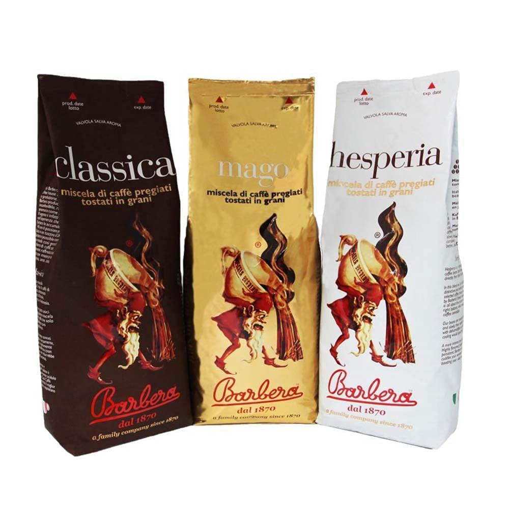 Caffè Barbera - Kaffekit med 3 blandningar - 1870
