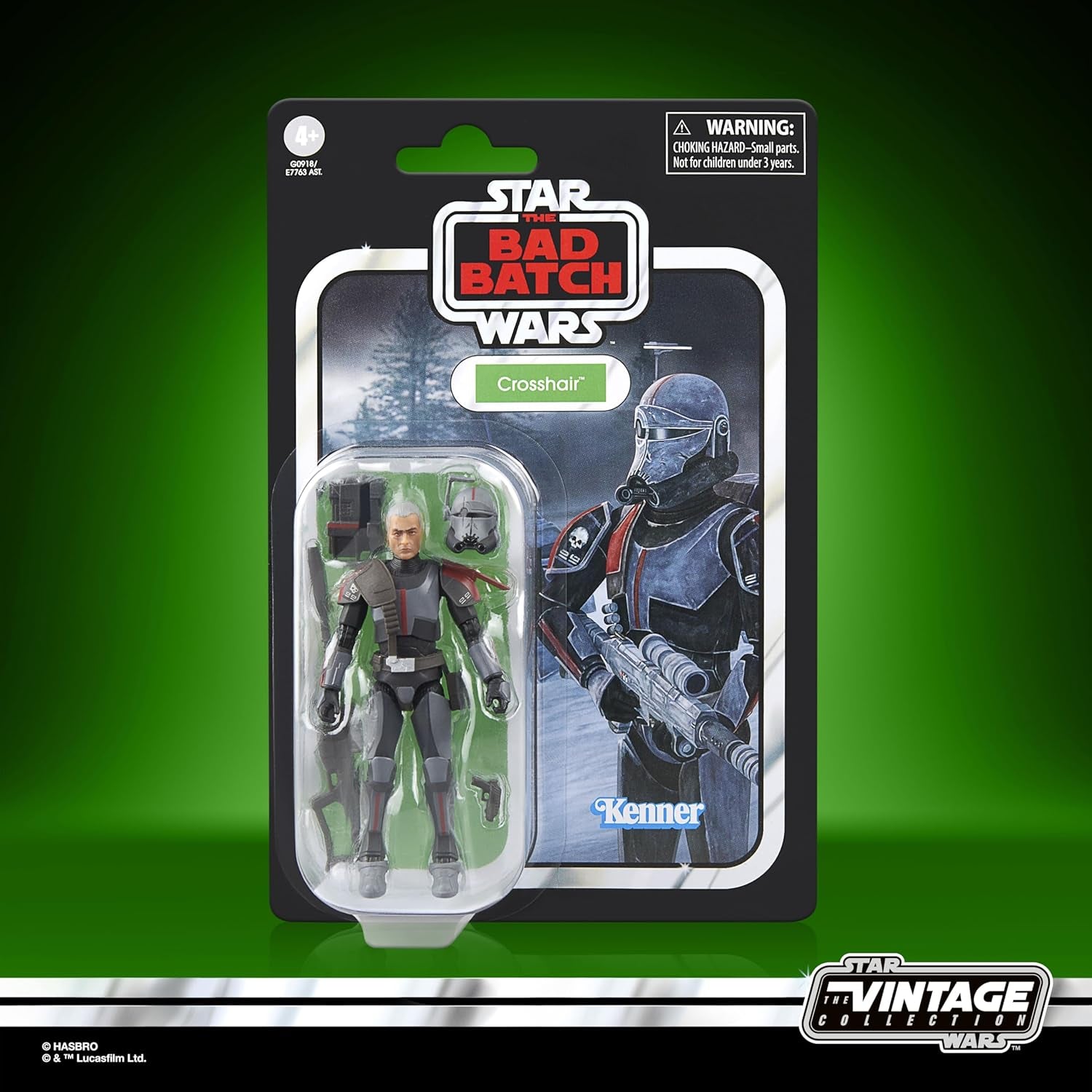 Star Wars Vintage Crosshair Collection, Star Wars: Bad Batch Actionfigur att samla in (9,5 Cm) Actionfigurer Naty Shop