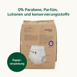 Bambo Nature blöjor, storlek 5 (11-17 kg) - Månadslåda med 95 | Blöjor med förbättrat läckageskydd | Ultimat komfort och frihet för aktiva barn | Dermatologiskt testade blöjor