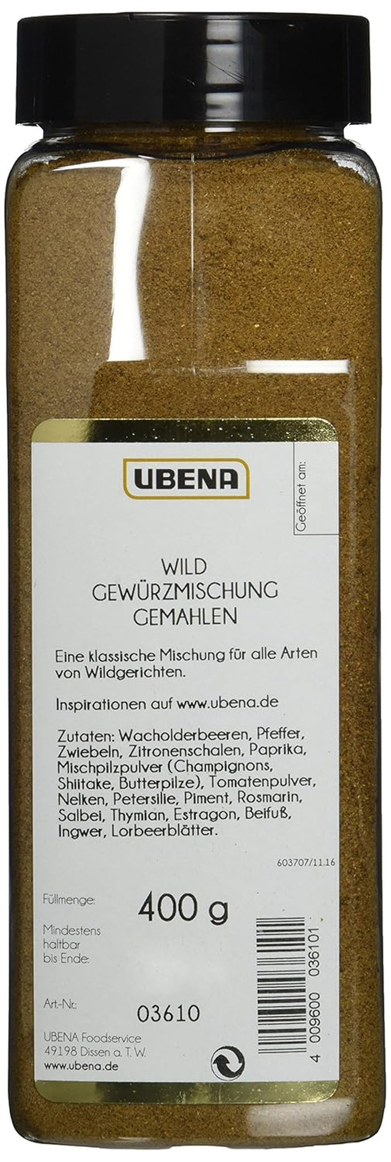 Wild Gewürz 400 g, 1er Pack (1x 0,4 kg)