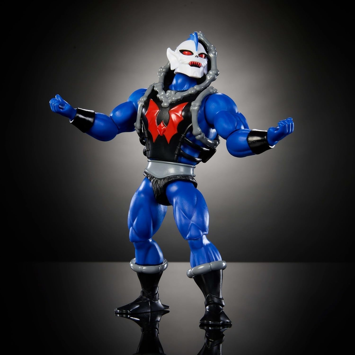 Masters of the Universe Origins Actionfigur Hordak från den tecknade samlingen, cirka 14 cm lång, vild hordskurk från 1980-talets TV-serie, 16 rörelsepunkter, miniseriehäfte, JBM79 Actionfigurer Naty Shop