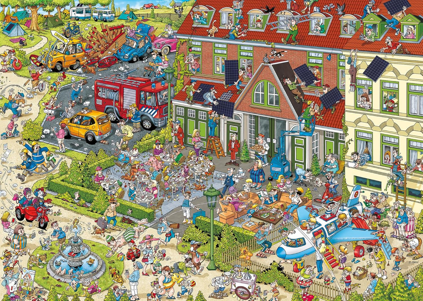 Ravensburger Puzzle 12000723 - The Hotel - 1000-bitars pussel för vuxna och barn från 14 år, Puzzle Naty Shop New Design