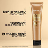 Redken hårmask med hyaluronsyra för torrt hår, anti-frizz och värmeskydd upp till 230°C, All Soft Moisture Restore Leave-In Mask, 1 x 150 ml Naty Shop Hair Mask