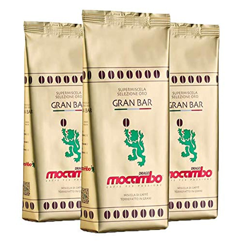 3 x Mocambo Gran Bar Selezione Oro, 250 g bönor