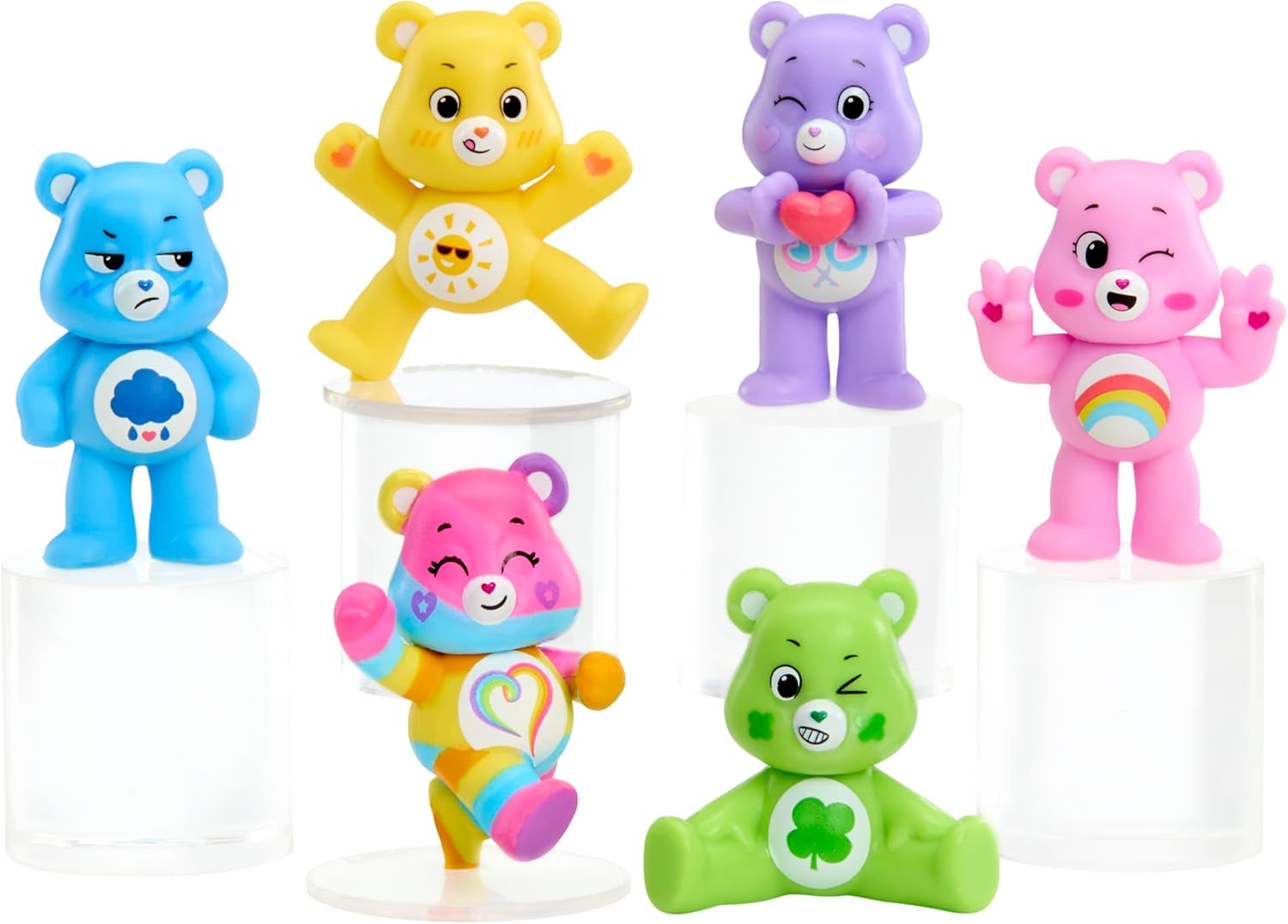 LOL Överraskning! Loves Care Bears Tots - Innehåller 1 docka med outfit och tillbehör, nalleboll, dold förpackning, 6 samlardockor