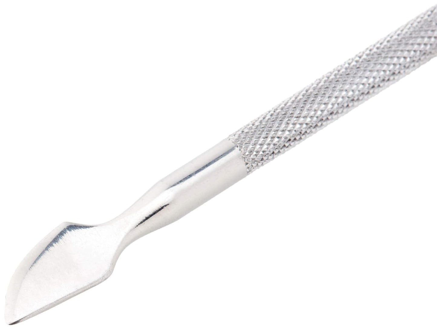 Nagelbandsskjutare och nagelrengöringsmedel, professionellt manikyr/pedikyrverktyg, rostfritt stål med dubbelt huvud, perfekt för övervuxna nagelband, rengör under/runt nageln, tar bort nagellack