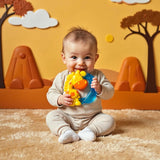Playgro Jerry Giraffe Bringning - Baby Bringning - Silikon Bringning - Silikon Bringning - Tandningshjälp - Silikon - Baby Bringning - Färgglad