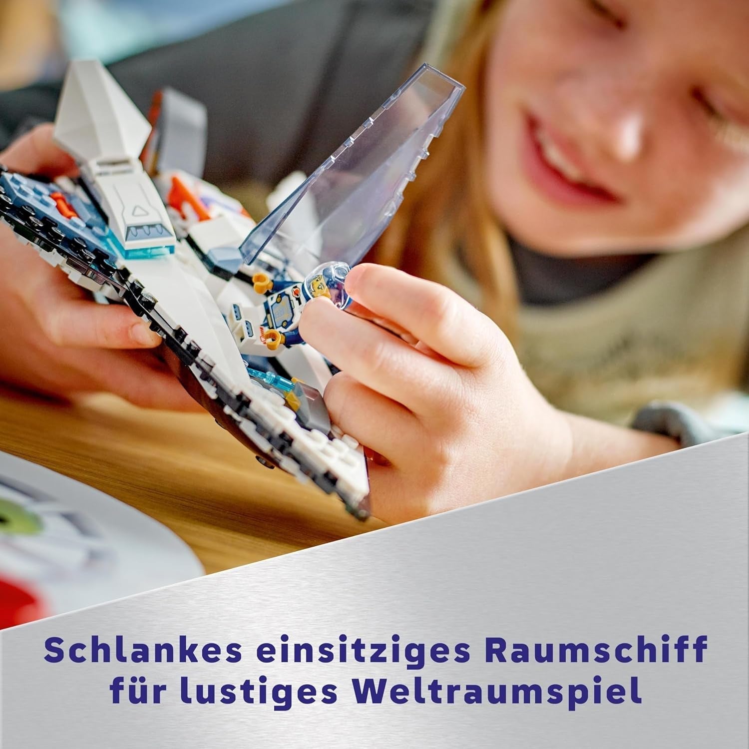 LEGO City Spaceship, rymdfärja rymdleksak för barn att bygga, pojkar och flickor från 6 år, set med astronautfigur 60430 Byggset Besuche den LEGO-Store