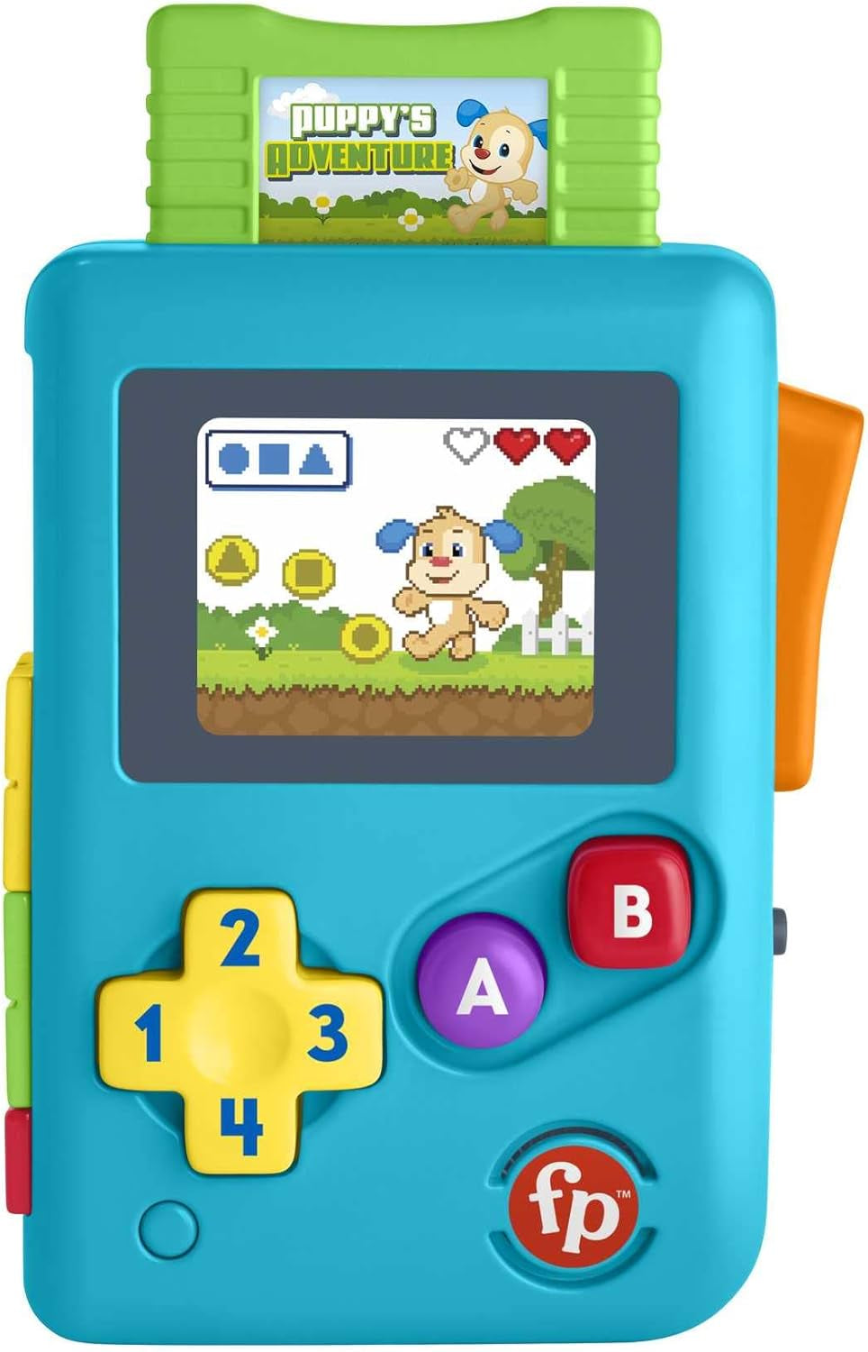 Fisher-Price HBC86 - Inlärningskul Lil' Gamer, musikalisk inlärnings- och aktivitetsleksak, tysk version, för spädbarn och småbarn från 6 till 36 månader Babyleksaker Naty Shop Spanien Ej tillämpligt