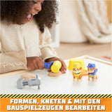 Rubble & Crew - Rubble & Mix Figur Action Figurer Set, 2 Byggleksaker och 85G Kinetic Byggsand, Leksak Lämplig för Barn 3 år och uppåt Action Figurer Naty Shop