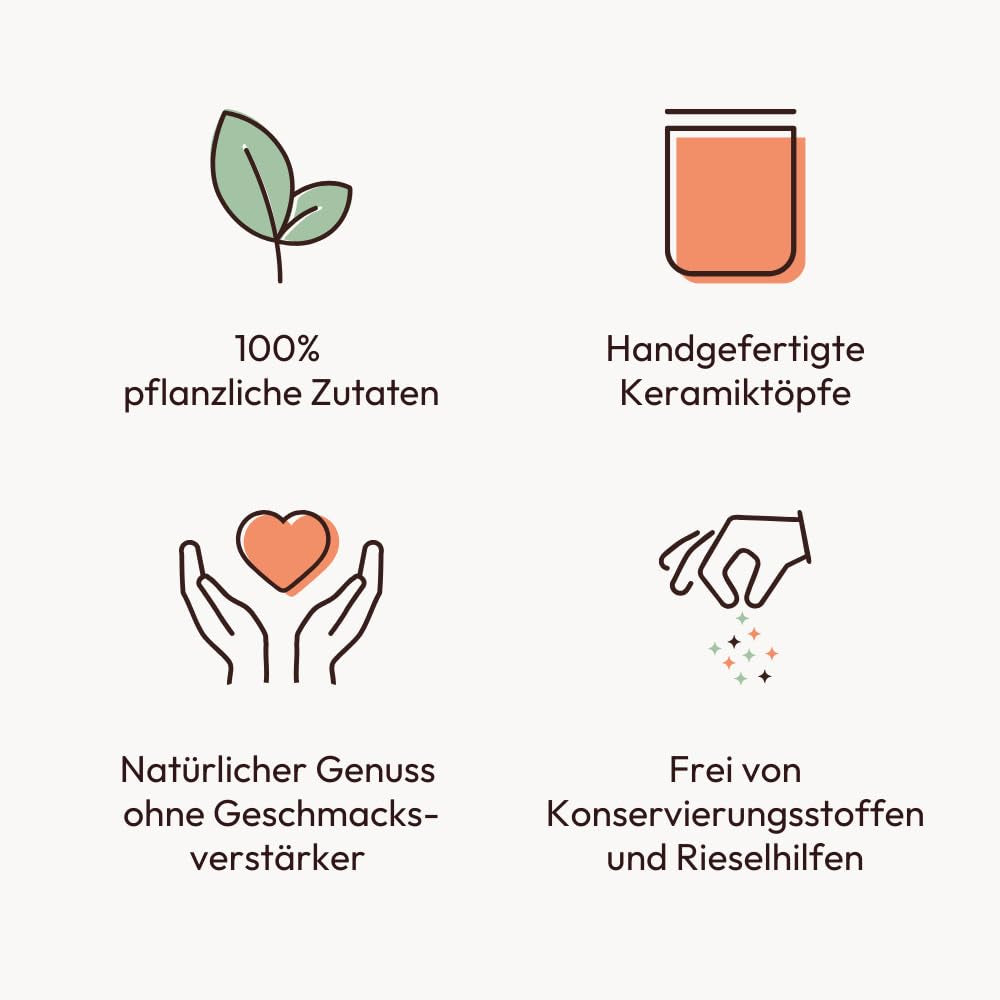 Potluck | Zimt Zauber | Würzmischung im Keramiktopf | 90g | Vegansk, glutenfri och med naturliga ingredienser