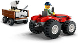 LEGO City traktor med släp - Gårdleksak med traktor och djurfigurer - Montessori-lekset för pojkar och flickor från 4 år - present med 2 minifigurer 60461 Byggset Besuche den LEGO-Store