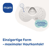 MAM Stillhütchen Größe L (Ø 23 Mm) Im 2Er-Set, Extra Weiche Brusthütchen Zum Schutz Beim Stillen, Brustwarzenschutz Für Maximalen Hautkontakt Zwischen Mutter And Kind Accessories Mat och amning Bebe Naty Shop