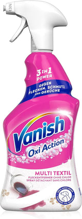 Vanish Oxi Action Multi - Textilfläckborttagningsspray - 660 ml - Textiltvättmedel för mattor och klädsel - mot smuts och urinlukt Naty Shop