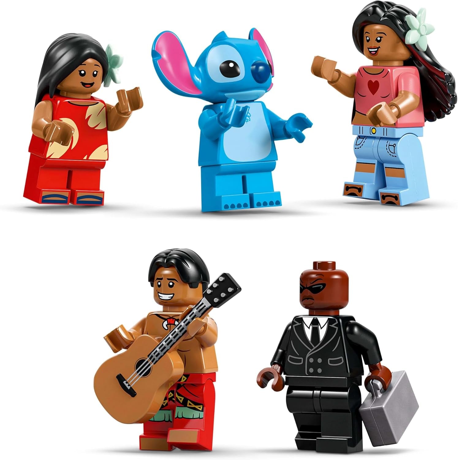 LEGO Ç€ Disney Beach House från "Lilo and Stitch" - Byggbar leksak med 6 rum, observatorium, rymdskepp och 5 minifigurer - födelsedagspresent för flickor och pojkar 9+ och fans 43268 Besuche den LEGO-Store byggset