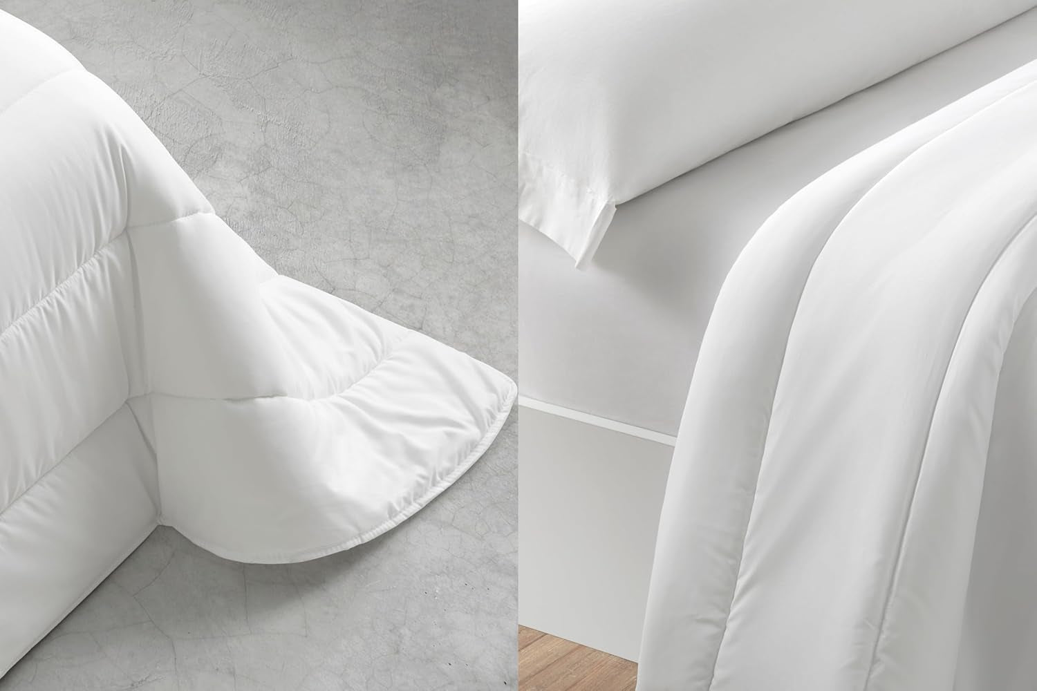Degrees Home - 4 Estaciones - Nordiskt täcke, 180 Cm, 2 täcken. Vinter: Fibrer 270 G/M2; Sommar 170 Gr/M2-260X240 Cm Täcken och täcken Naty Shop