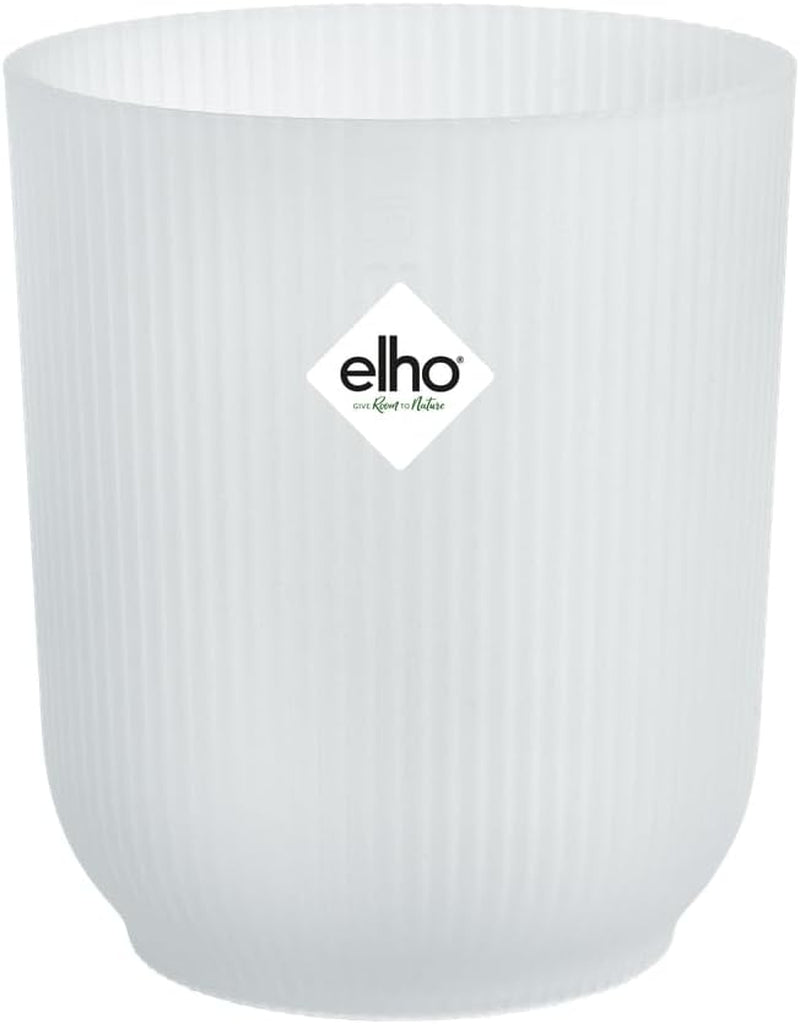 elho Vibes Fold Orchid High 12,5cm - Orkidékrukor inomhus - Blomkrukor inomhus - 100% återvunnen plast - Vit/Silkesvit