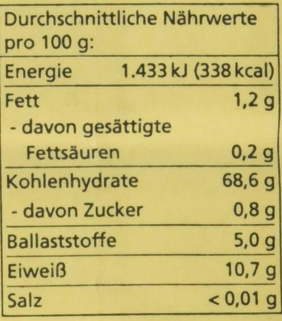 Ekologisk vetegryn, 500 g (förpackningen kan variera)