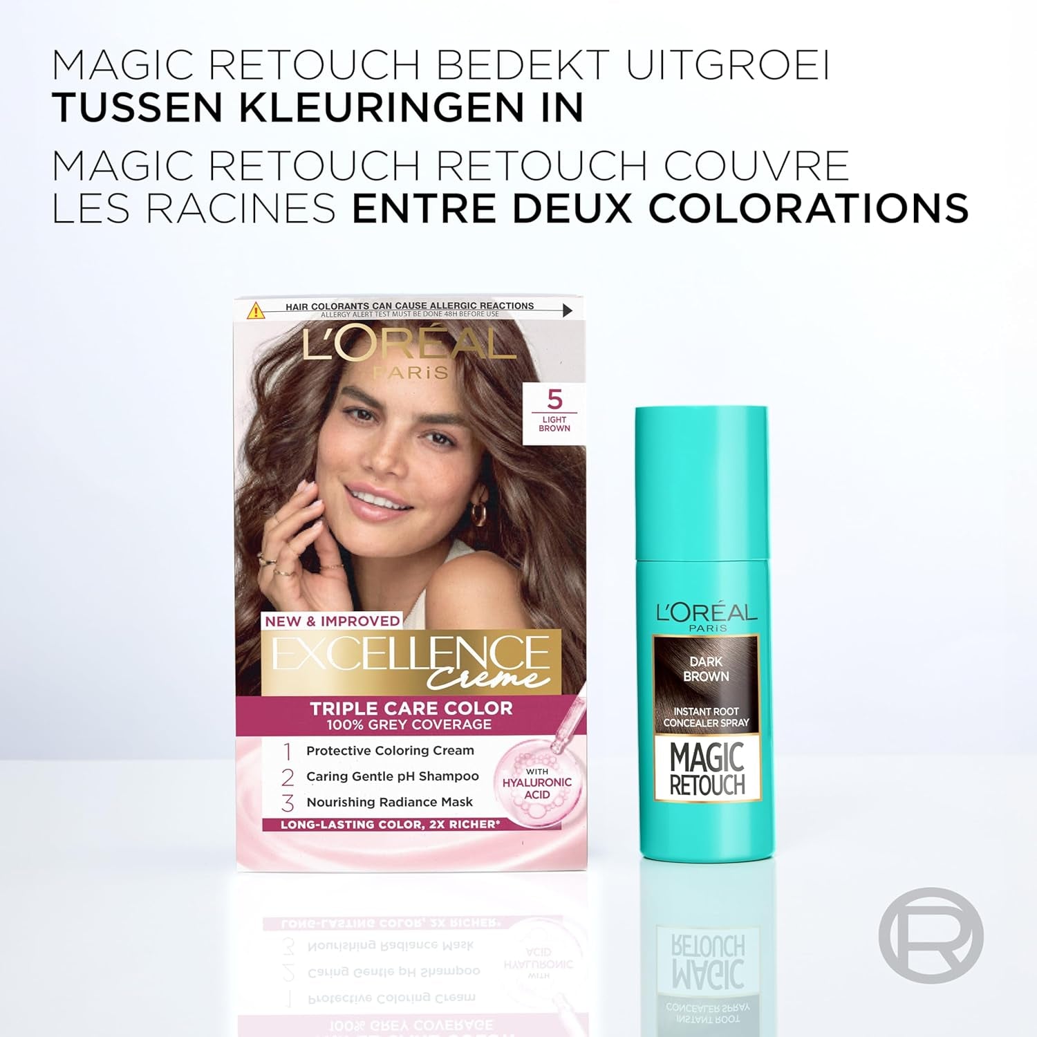 Paris Excellence Creme 7.43 Hårfärg Röd - Hårfärg (röd, blond Cuuvré Gold, Belgien, 63 mm, 100 mm, 163 mm) Naty Shop Hårfärgning