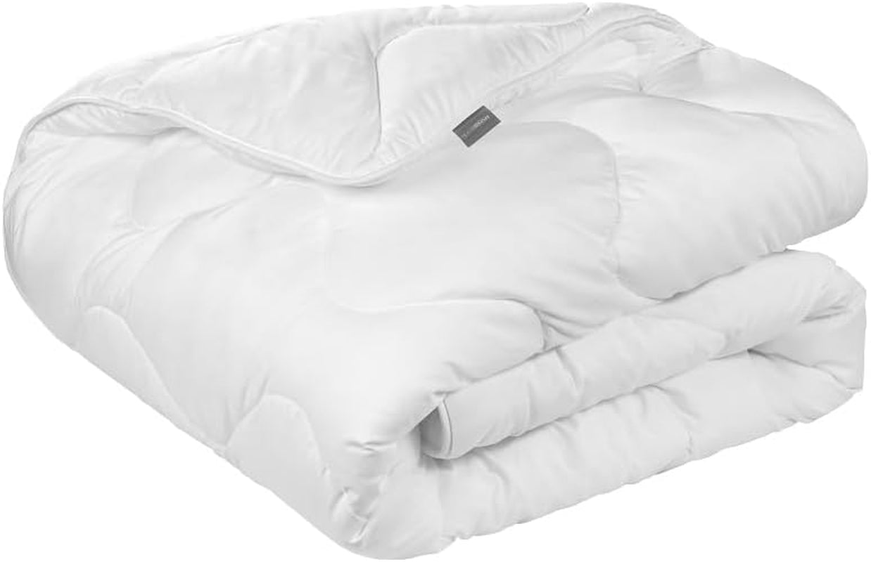 Traumnacht Cozy - Bäddset 4 säsonger, 1 X delbart täcke 135 X 200 Set och 1 X kudde 80 X 80 Cm, Ã-ko Tex certifierad, vit, utvecklad i Tyskland, (förpackning med 2) Täcken och täcken Naty Shop
