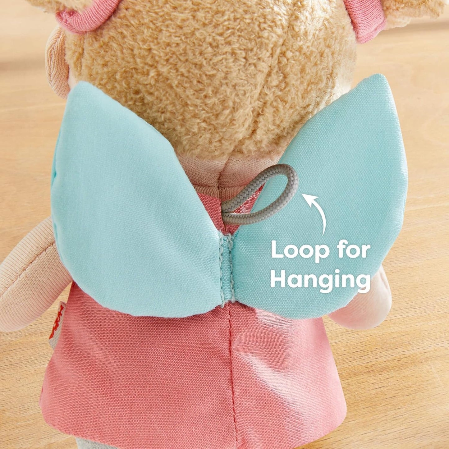 HABA Guardian Angel Lore - Fluffig textildocka (15 cm), perfekt välkomstpresent för spädbarn och småbarn - Tvättbar i 30 °C - 2011870001