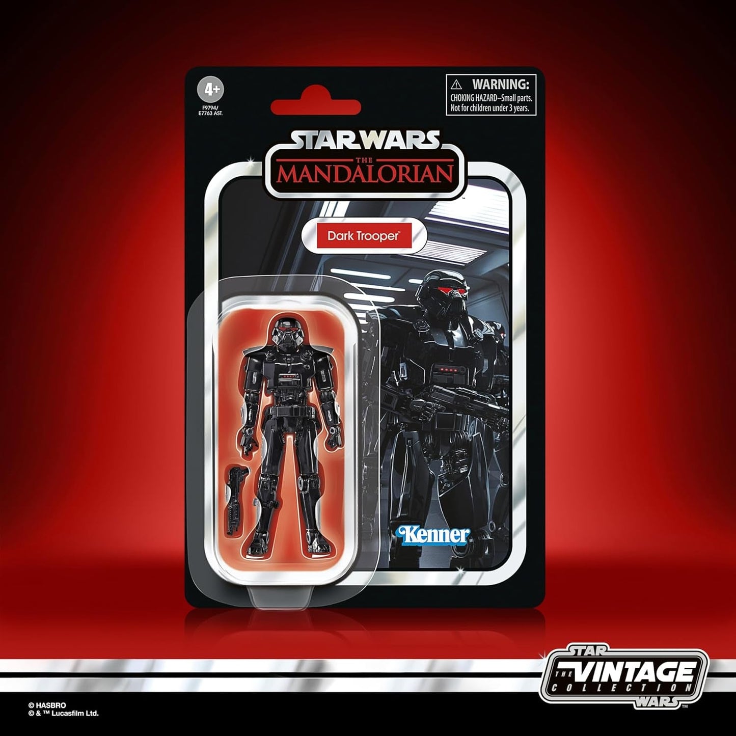Star Wars Vintage Collection Dark Trooper Actionfigur för att samla The Mandalorian (Skala 9,5 Cm) Actionfigurer Naty Shop