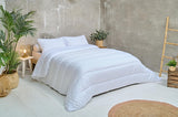 Bleu Câlin COUETTE MICROFIBRE KMF 45S, 240X260Cm, Polyester, Täcke, Filt, Vit, Vintertäcken och täcken Naty Shop 200 X 200 Cm