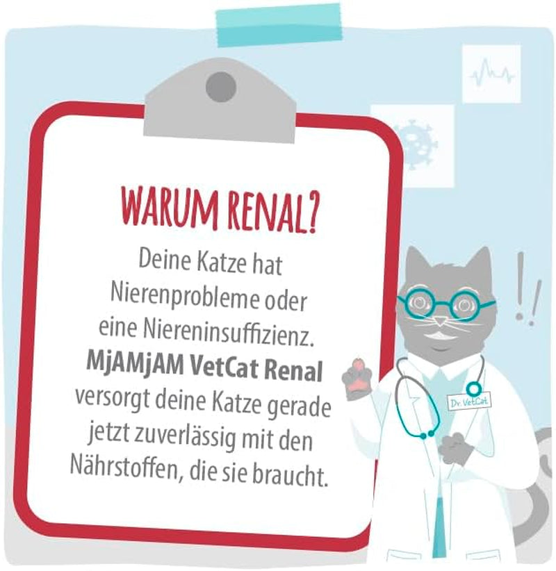 MjAMjAM VetCat - Premium våt kattmat - Diet - Njure - Kyckling, 6-pack (6 x 200g), spannmålsfri