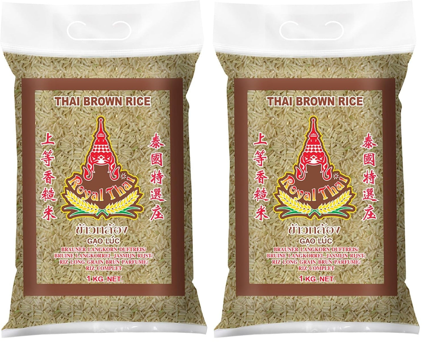 ROYAL THAI RIS - Doftande långkornigt brunt ris - 1 x 1 kg