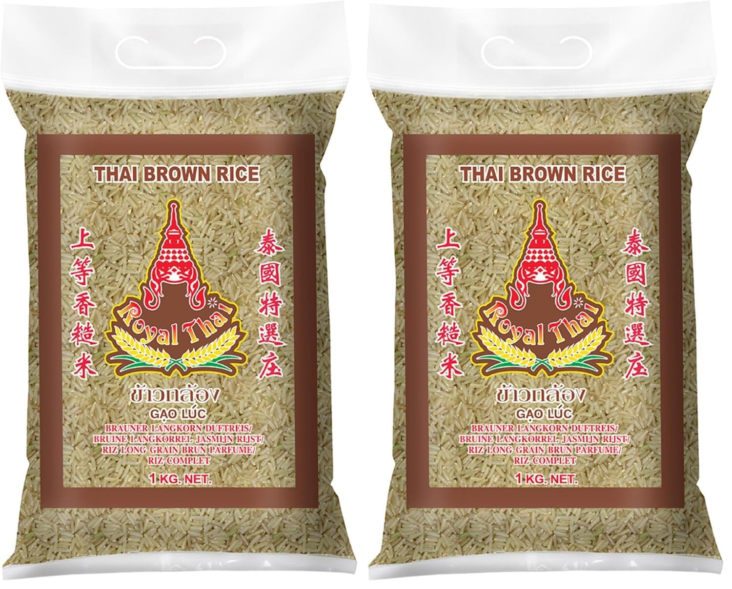 ROYAL THAI RIS - Doftande långkornigt brunt ris - 1 x 1 kg