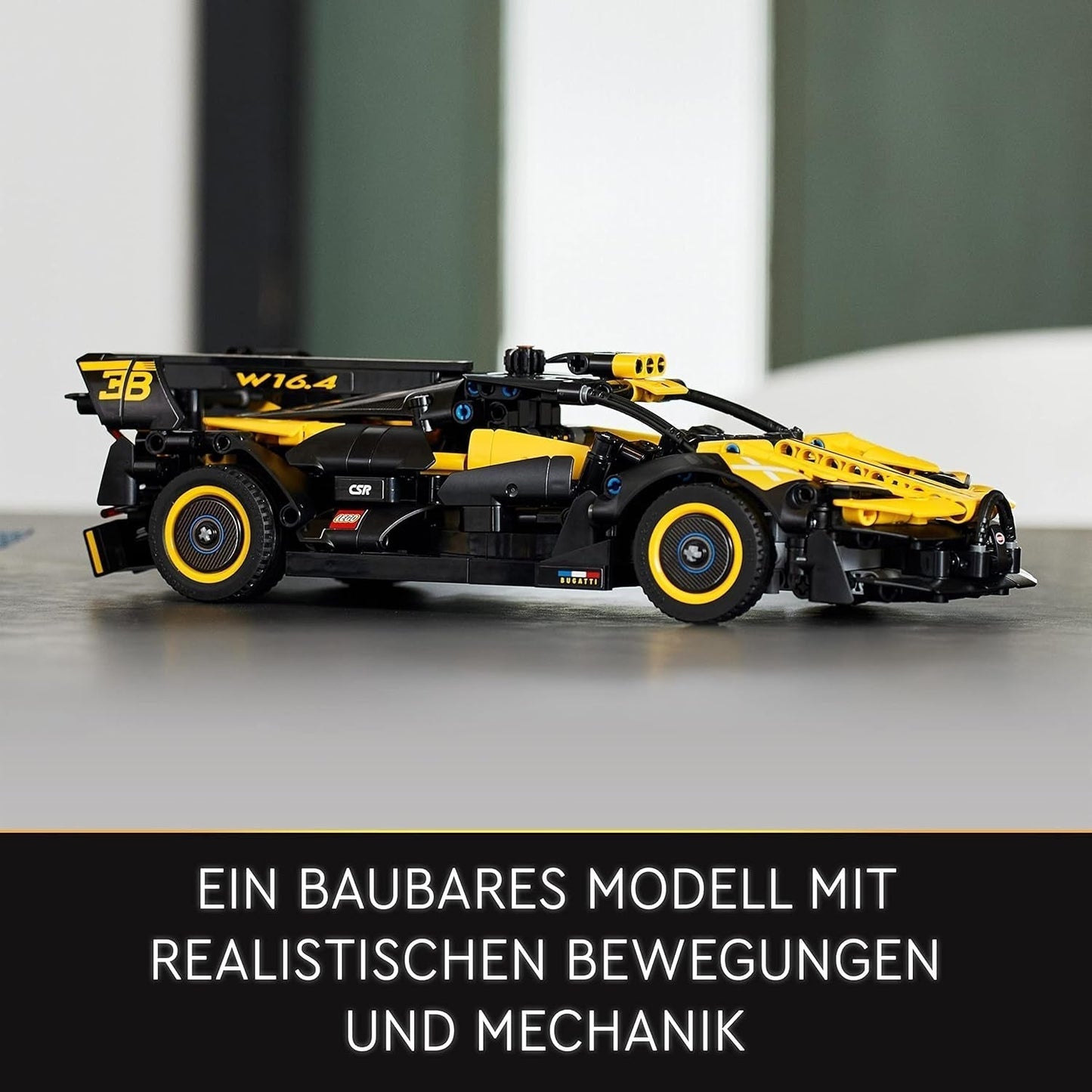 LEGO Technic Bugatti racerbil, bilmodellsats, sportbilsleksak, ikonisk samlarbilset, byggleksak från 9 år 42151 Byggset Besuche den LEGO-Store
