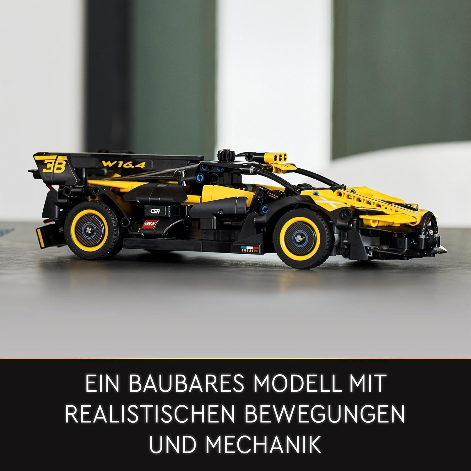 LEGO Technic Bugatti racerbil, bilmodellsats, sportbilsleksak, ikonisk samlarbilset, byggleksak från 9 år 42151 Byggset Besuche den LEGO-Store