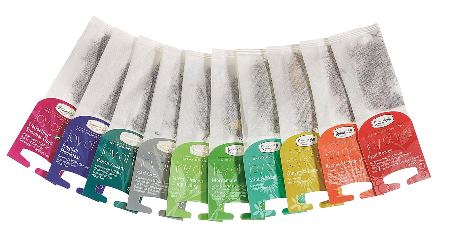 Fruit Power "Joy of Tea" - Fruktte med jordgubbs- och hallonsmak, 15 tepåsar, 54 g
