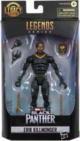 Hasbro Marvel Legends Series Black Panther Legacy Collection Killmonger 15 cm samlarfigur med 5 tillbehör Actionfigurer Naty Shop
