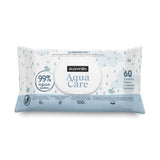 Suavinex Aqua Care Baby Wet Wipes 60 Count Cleansing Wipes 99% Vatten Växtfiber Aloe Vera Doftfri Alkoholfri Dermatologiskt testad Lämplig för känslig hud