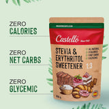 Stevia + Erythritol 1:3 Sötningsmedel, 1G = 3G Socker, 850 gram Sötningsmedel Naty Shop