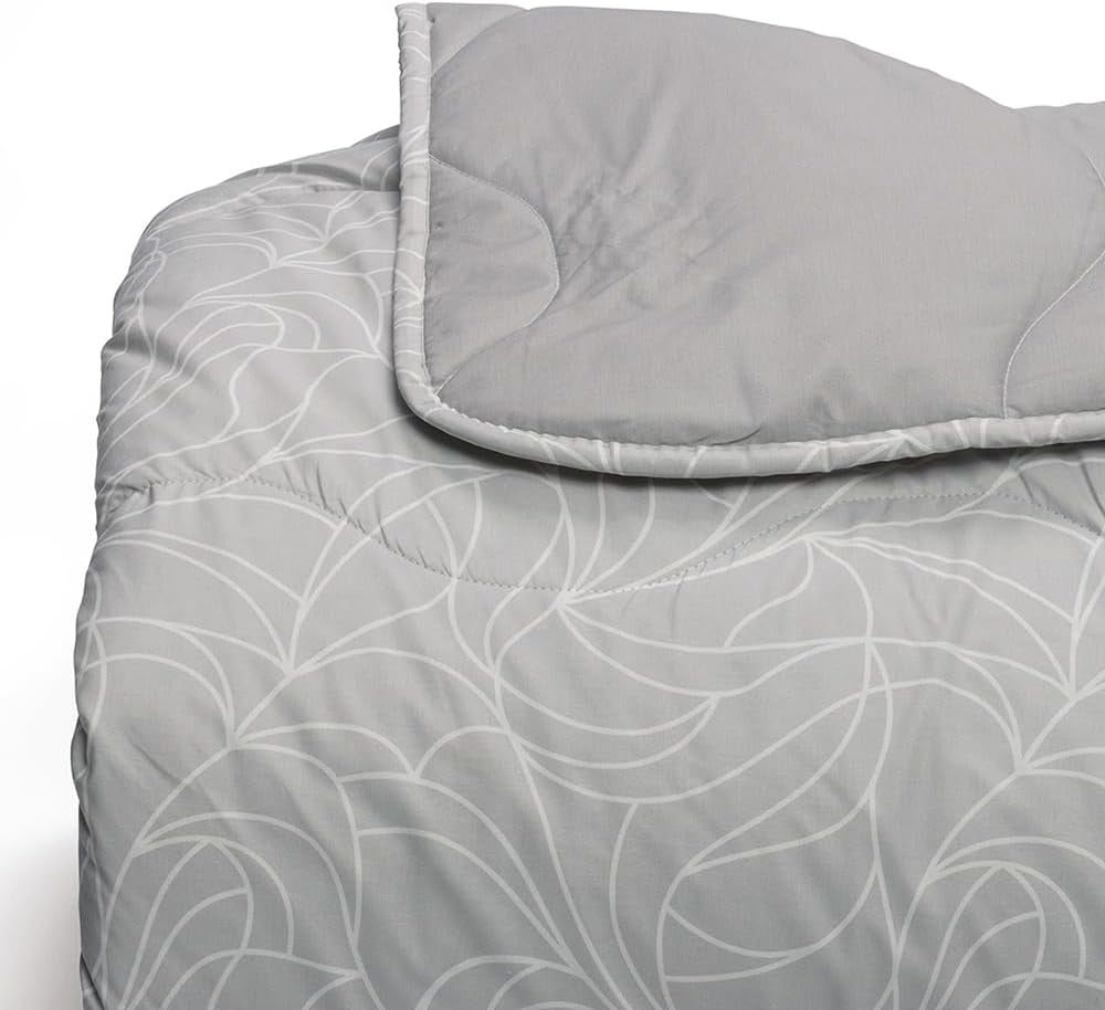 Foppapedretti Notte & Natura Pearl Wave påslakan för dubbelsäng, 100% bomullsöverdrag, tillverkat i Italien Täcken och täcken Naty Shop