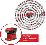 Sladdlös espressomaskin Einhell TE-CF 18 Li-Solo Power X-Change (18 V, 240 ml vattentank, för filterkaffe och kaffekapslar, bärhandtag, inkl. kaffekopp med lock, utan batteri)