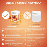 Ironmaxx Phantasty - Creamy Peach 250G Dos | Vegan Geschmackspulver Mit Echten Frucht- Oder Nussstückchen | Perfekter Zuckerersatz Sweeteners Naty Shop